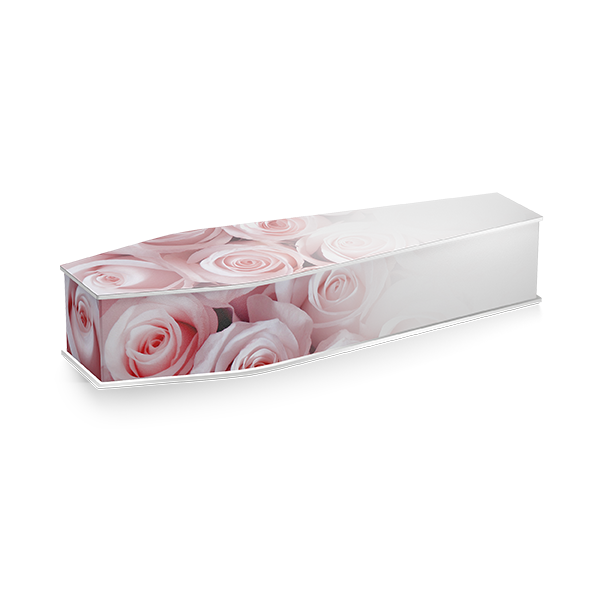 Blushing Rose Coffin