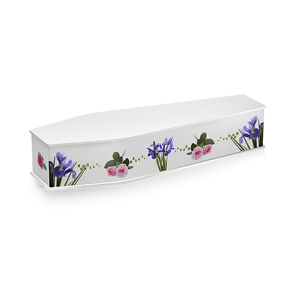 Rose and Iris Coffin